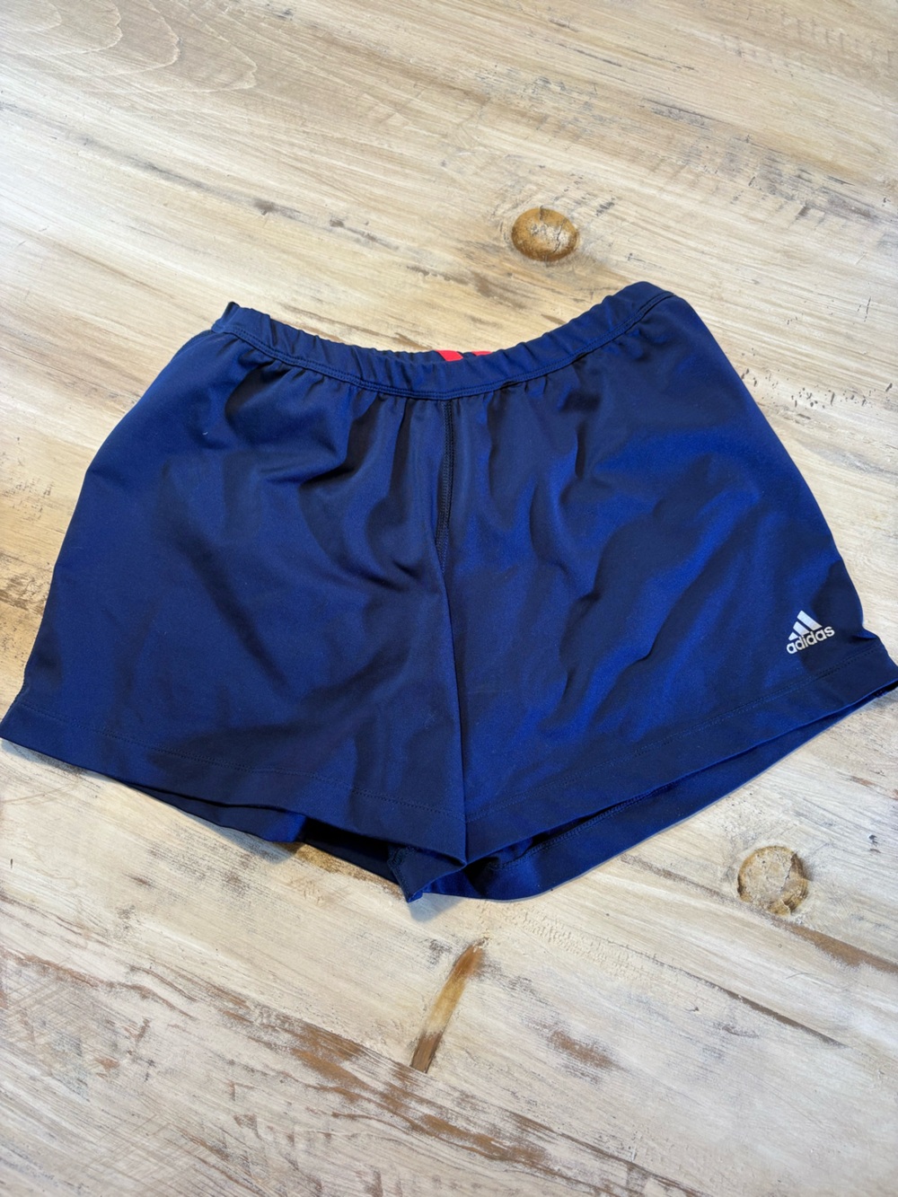 adidas Navy Blue Women's Athletic Running Shorts